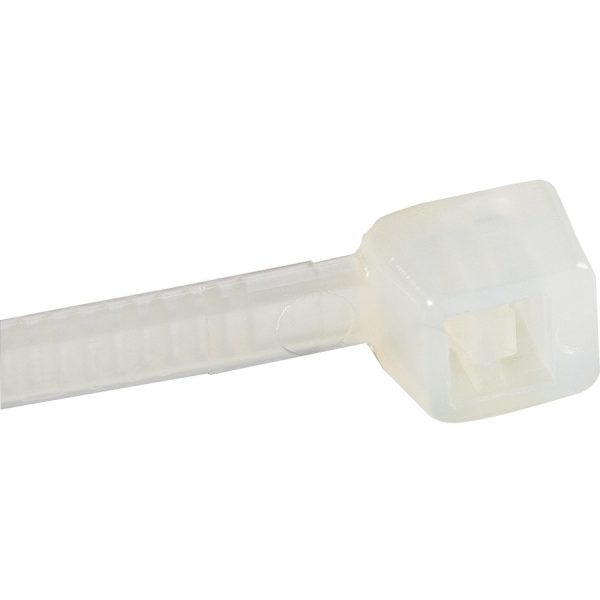StarTech.com 4"(10cm) Cable Ties, 7/8"(22mm) Dia, 18lb(8kg) Tensile Strength, Nylon Self Locking Zip Ties, UL Listed, 100 Pack, White - Image 4