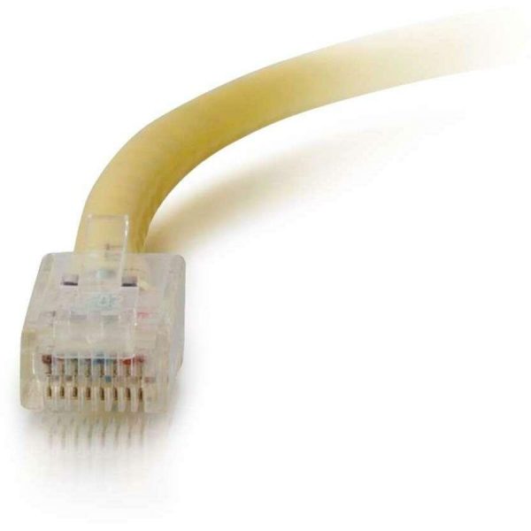C2G-10ft Cat6 Non-Booted Unshielded (UTP) Network Patch Cable - Yellow - Image 2