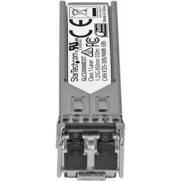 StarTech.com Cisco GLC-SX-MMD Compatible SFP Module - 1000BASE-SX - 1GE Gigabit Ethernet SFP 1GbE Multimode Fiber MMF Optic Transceiver - Image 2