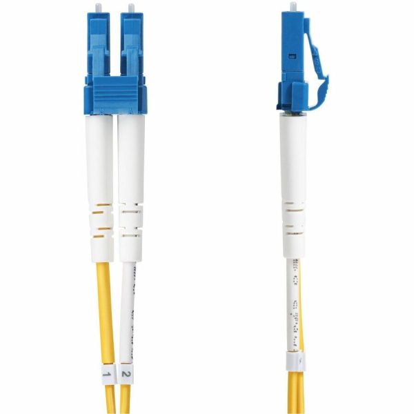 StarTech.com 20m (65.6ft) LC to LC (UPC) OS2 Single Mode Duplex Fiber Optic Cable, 9/125, 100G, Low Insertion Loss, LSZH Fiber Jumper Cord - Image 2