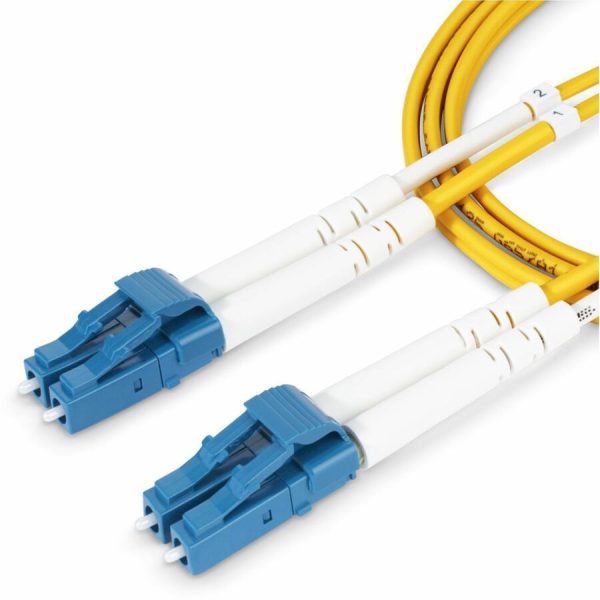 StarTech.com 20m (65.6ft) LC to LC (UPC) OS2 Single Mode Duplex Fiber Optic Cable, 9/125, 100G, Low Insertion Loss, LSZH Fiber Jumper Cord - Image 5