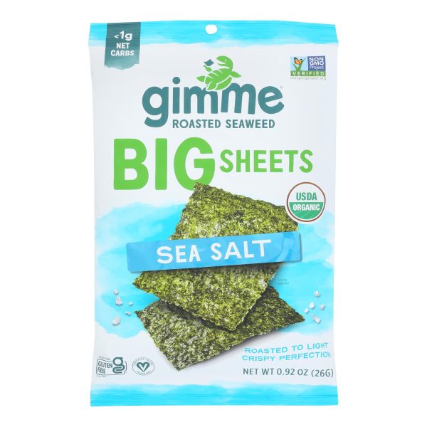 Gimme Organic Wrap N' Roll - Sea Salt - Case of 10 - 0.92 oz. - Image 2