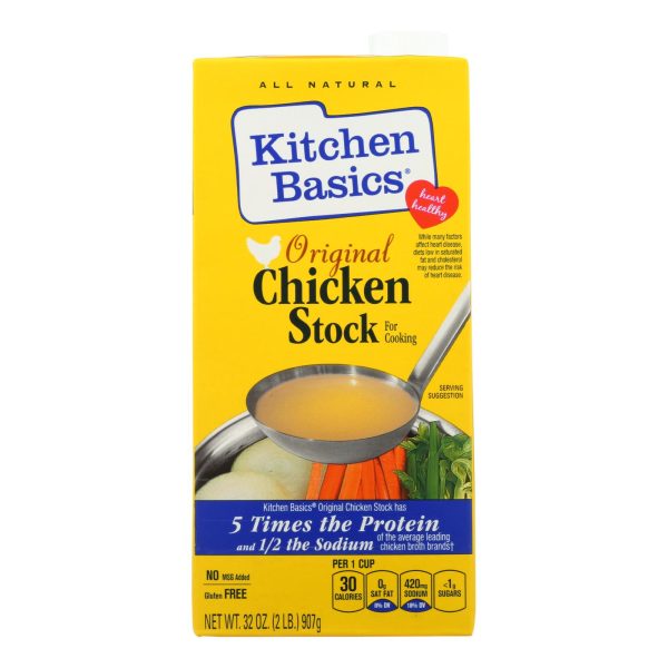 Kitchen Basics Chicken Stock - Case of 12 - 32 Fl oz. - Image 3