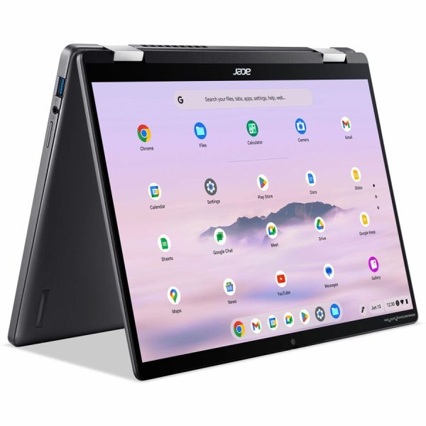 Acer Chromebook Plus Spin 714 CPE794-1N CPE794-1N-797A 14" Touchscreen Convertible 2 in 1 Chromebook - WUXGA - Intel Core Ultra 7 155U - 16 GB - 256 GB SSD - English (US) Keyboard - Iron - Image 3