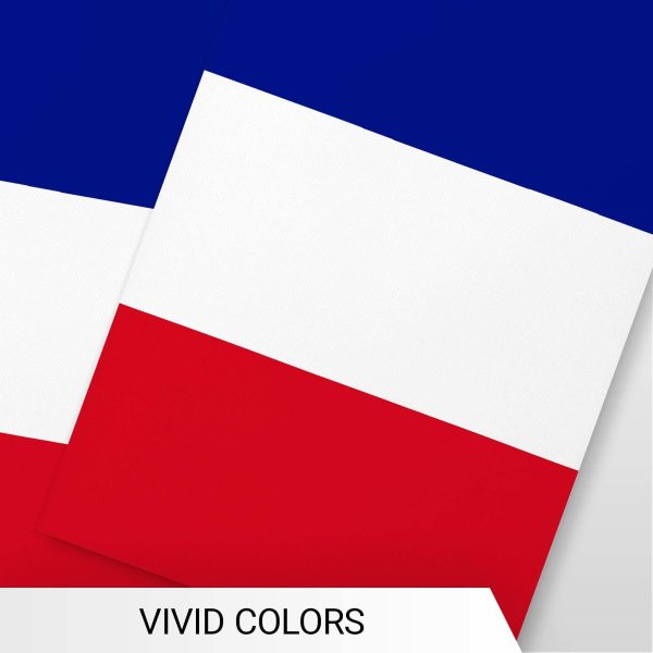 G128 France French Bunting Banner | Flag 8.2 x 5.5 Inch, Full String 33 Feet | Printed 150D Polyester, Decorations For Bar, School, Festival Events Celebration - Image 6