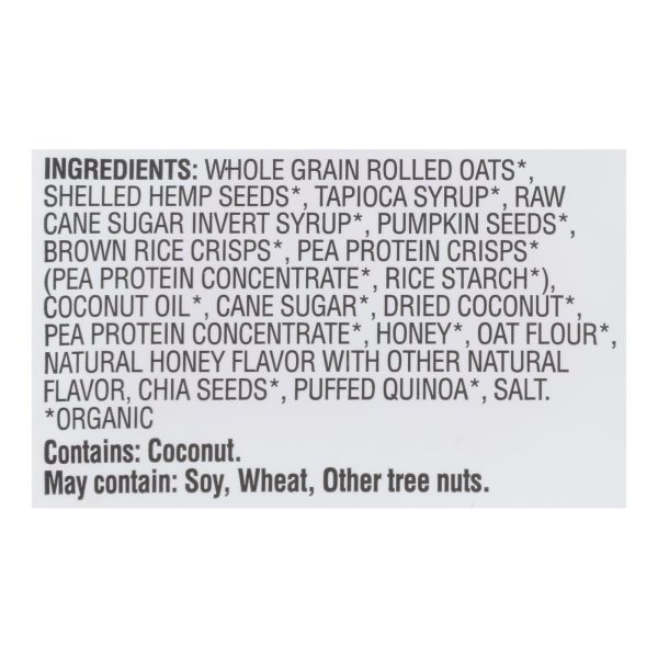 Manitoba Harvest - Granola Hemp Hny/oats - Case of 6 - 10 OZ - Image 2