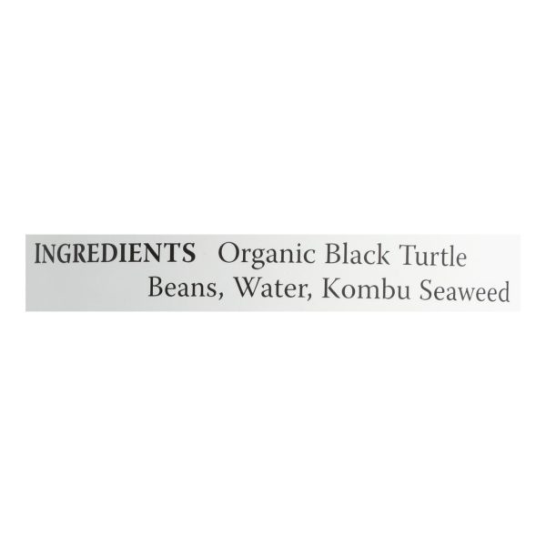 Eden Foods Black Beans Turtle - Case of 12 - 29 oz. - Image 3
