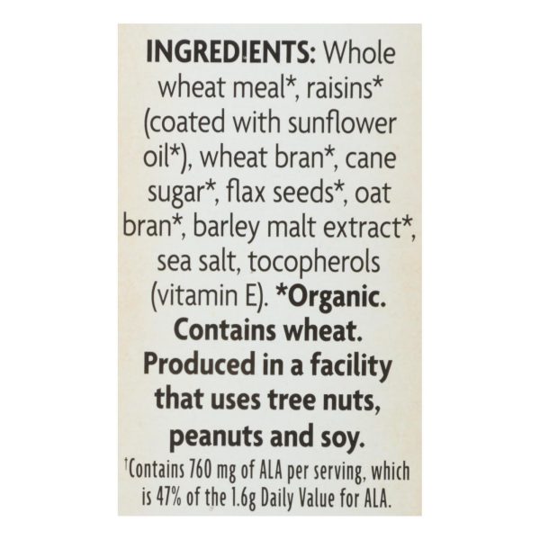 Nature's Path Organic Flax Plus Raisin Bran Cereal - Case of 12 - 14 oz. - Image 3