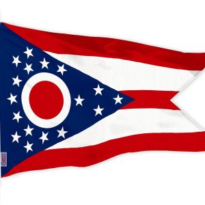 Ohio State Flag 150D Printed Polyester 3x5 Ft