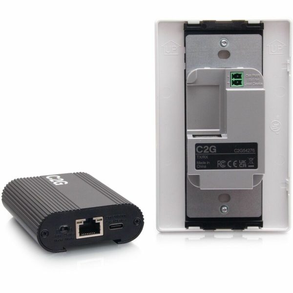 C2G Superbooster USB Camera Extender Over Cat Single Gang Wall Plate to Box Kit - Image 2