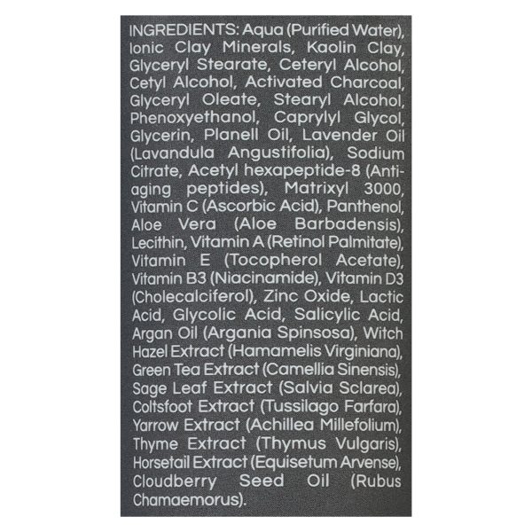 Zion Health - Face Mask Charcoal Adama - 1 Each - 4 OZ