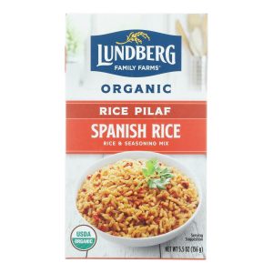 Lundberg Family Farms - Rice and Seasoning Mix - Spanish Style - Case of 6 - 5.50 oz.