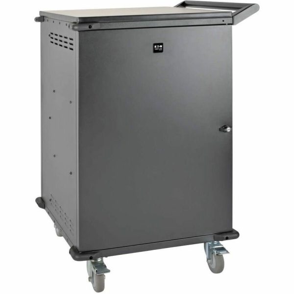 Eaton Tripp Lite Series 45-Device AC Mobile Charging Cart - Laptops and Chromebooks, 120V, NEMA 5-15P, 10 ft. (3.05 m) Cord, Black