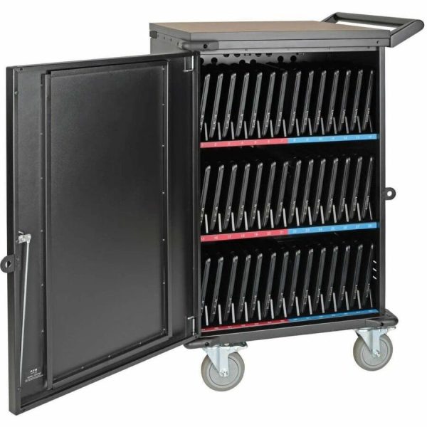 Eaton Tripp Lite Series 45-Device AC Mobile Charging Cart - Laptops and Chromebooks, 120V, NEMA 5-15P, 10 ft. (3.05 m) Cord, Black - Image 3