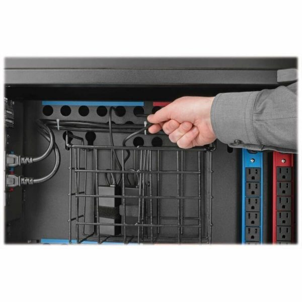 Eaton Tripp Lite Series 45-Device AC Mobile Charging Cart - Laptops and Chromebooks, 120V, NEMA 5-15P, 10 ft. (3.05 m) Cord, Black - Image 9
