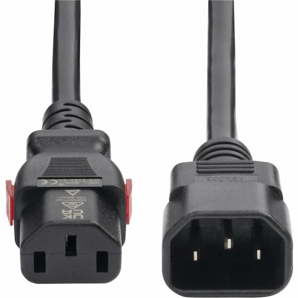 StarTech.com 4ft (1.2m) Power Extension Cord, IEC 60320 C14 to Locking C13, PDU Power Cord, 10A 250V, 18AWG, UL Listed - Image 4