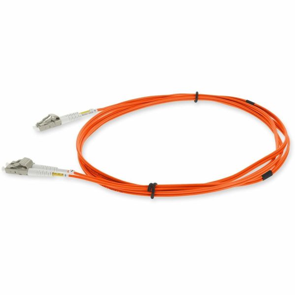 AddOn 3m LC (Male) to LC (Male) Orange OM3 Duplex Fiber OFNR (Riser-Rated) Patch Cable - Image 2
