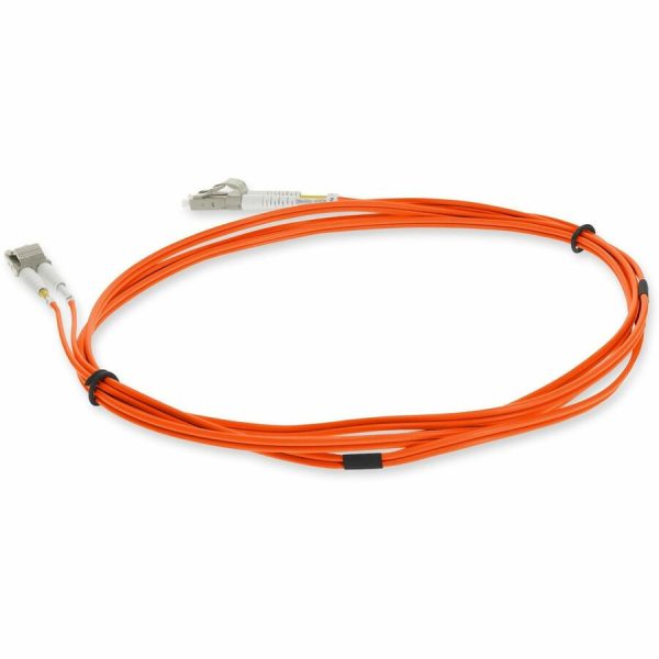 AddOn 3m LC (Male) to LC (Male) Orange OM3 Duplex Fiber OFNR (Riser-Rated) Patch Cable - Image 3