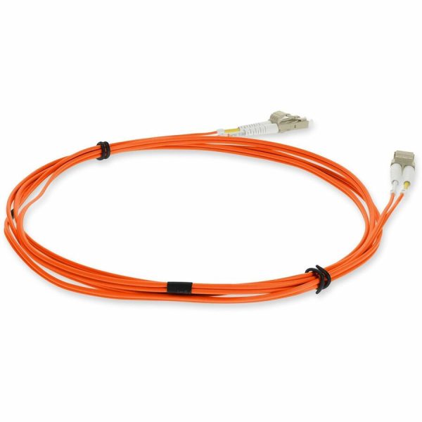 AddOn 3m LC (Male) to LC (Male) Orange OM3 Duplex Fiber OFNR (Riser-Rated) Patch Cable - Image 5