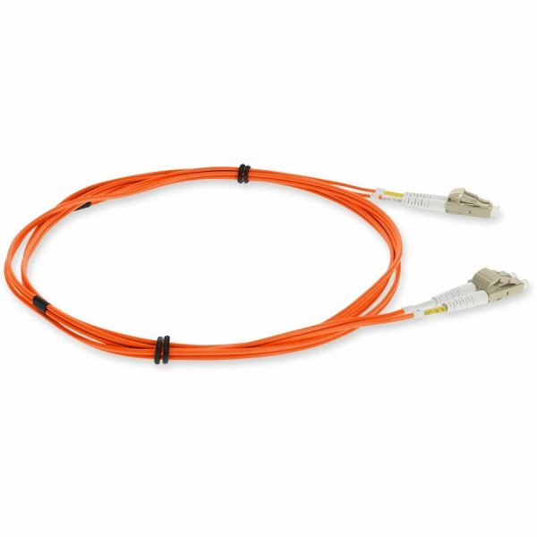 AddOn 3m LC (Male) to LC (Male) Orange OM3 Duplex Fiber OFNR (Riser-Rated) Patch Cable - Image 6