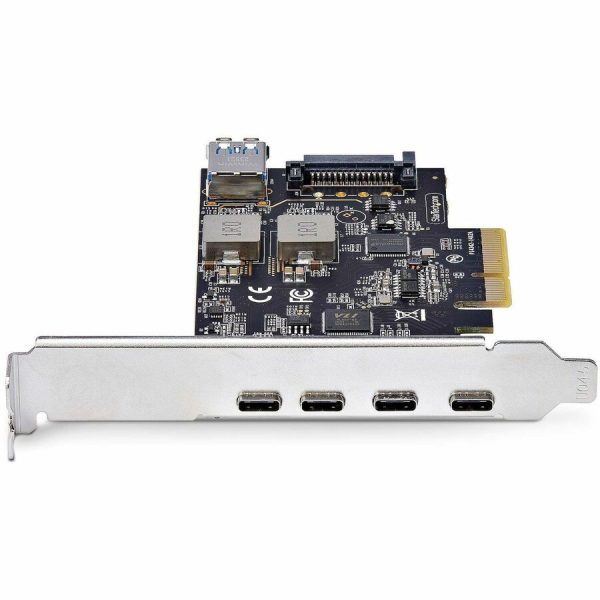 StarTech.com 5-Port USB PCIe Card, USB 3.2 10Gbps, PCI Express Card with 4x USB-C Ports, 1x USB-A Internal Port - Image 3