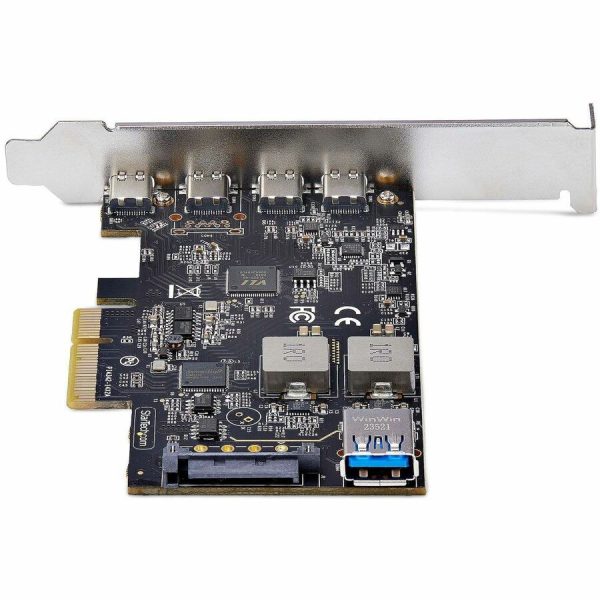 StarTech.com 5-Port USB PCIe Card, USB 3.2 10Gbps, PCI Express Card with 4x USB-C Ports, 1x USB-A Internal Port - Image 4