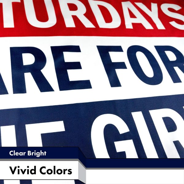 Saturdays are for The Girls 3x5 Ft 5-Pack Printed 150D Polyester By G128 - Image 3