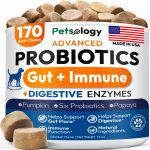 Probiotics for Dogs   170 Dog Probiotics Chews   Digestive Enzymes & Prebiotics   Support Gut Health Diarrhea Gas & Constipation Relief   Itchy Skin Allergies Yeast Balance   Pet Supplement