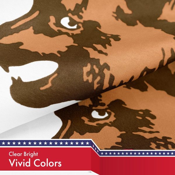 California CA Double Headed Bear Flag 3x5 Ft 3-Pack 150D Printed Polyester - Image 3