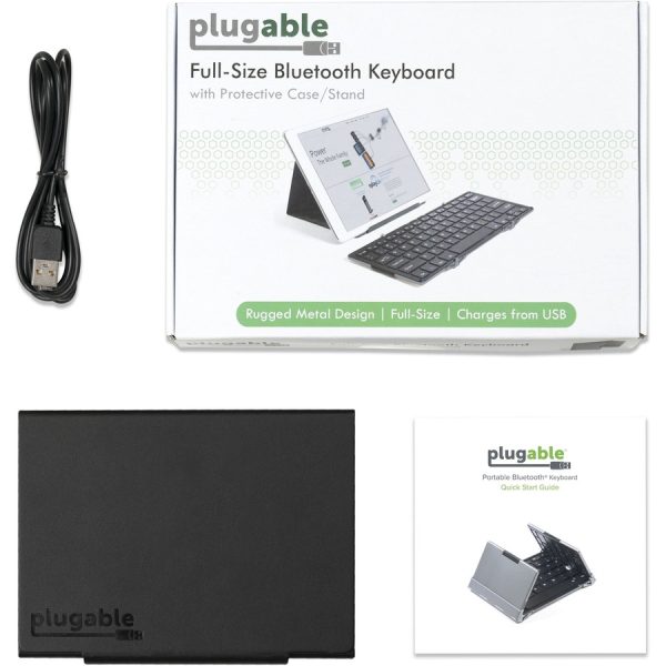 Plugable Foldable Bluetooth Keyboard Compatible with iPad, iPhones, Android, and Windows - Image 6