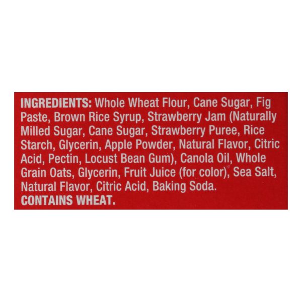Nature's Bakery Stone Ground Whole Wheat Fig Bar - Strawberry - Case of 6 - 2 oz. - Image 2