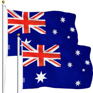 Australia Australian Flag 3x5 Ft 2-Pack Printed Polyester By G128