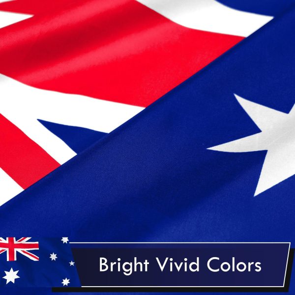 Australia Australian Flag 3x5 Ft 2-Pack Printed Polyester By G128 - Image 3