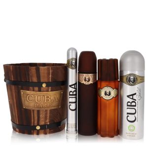 Fragluxe Gift Set -- 3.4 oz Eau De Toilette Spray + 1.17 oz Eau De Toilette Spray + 6.7 oz Body Spray + 3.3 oz After Shave for Men