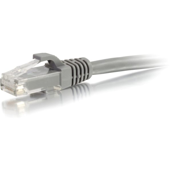 C2G 15ft Cat6 Ethernet Cable - Snagless Unshielded (UTP) - Gray - Image 2