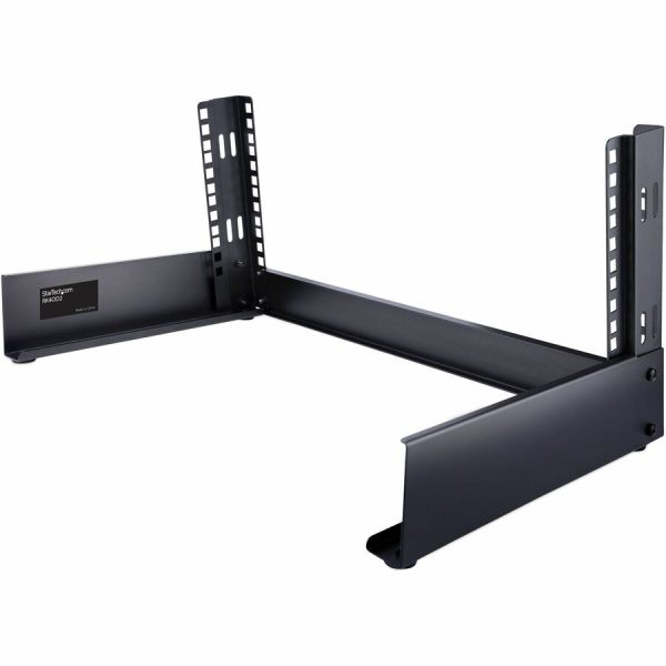StarTech.com 2-Post 4U Desktop Server Rack, Open Frame 19in Network Rack, Small Home/Office Rack for AV / Studio / Data / IT Equipment - Image 2