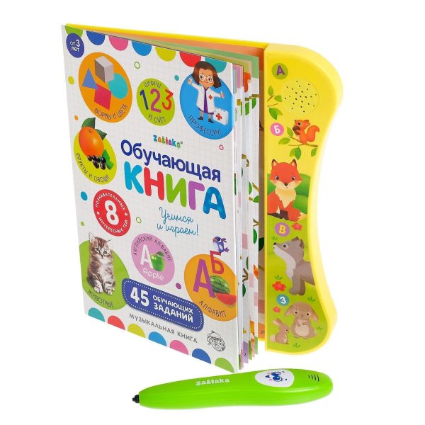 Electronic Reading Pen to Learn Russian Alphabet   Picture Dictionary English Russian   Learning English Flash Cards   Russian English Teaching Games - Image 6