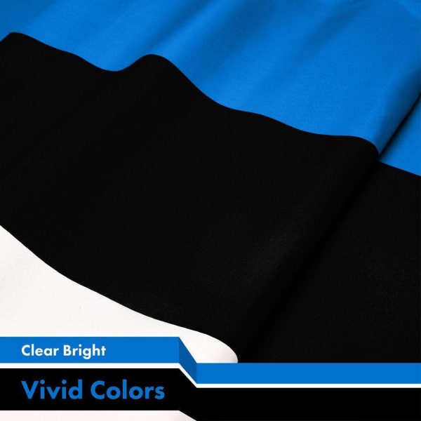 G128 10 Pack: Estonia Estonian Flag | 3x5 Ft | LiteWeave Pro Series Printed 150D Polyester | Country Flag, Indoor/Outdoor, Vibrant Colors, Brass Grommets, Thicker and More Durable Than 100D 75D Poly - Image 3