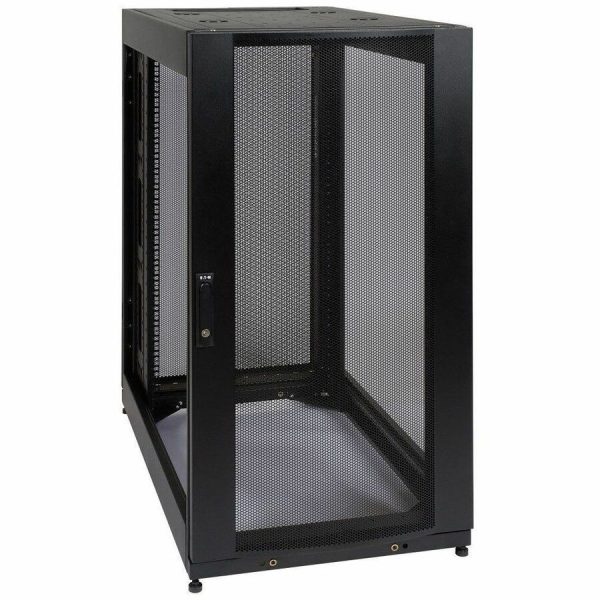 Eaton Tripp Lite Series 25U SmartRack Standard-Depth Half-Height Server Rack Enclosure, Doors and Side Panels - Image 4