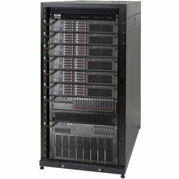 Eaton Tripp Lite Series 25U SmartRack Standard-Depth Half-Height Server Rack Enclosure, Doors and Side Panels - Image 5