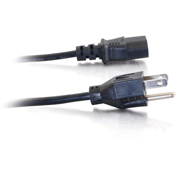 C2G 25ft Universal Power Cord - 18 AWG - NEMA 5-15P to IEC320C13 - Image 4