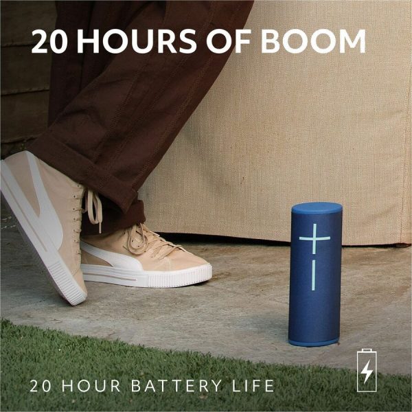 Ultimate Ears MEGABOOM 4 Portable Waterproof Bluetooth Speaker With Powerful 360-Degree Sound and Thundering Bass, Floating Speaker With 20-Hour Battery and 147ft (45m) Range, Black - Image 3