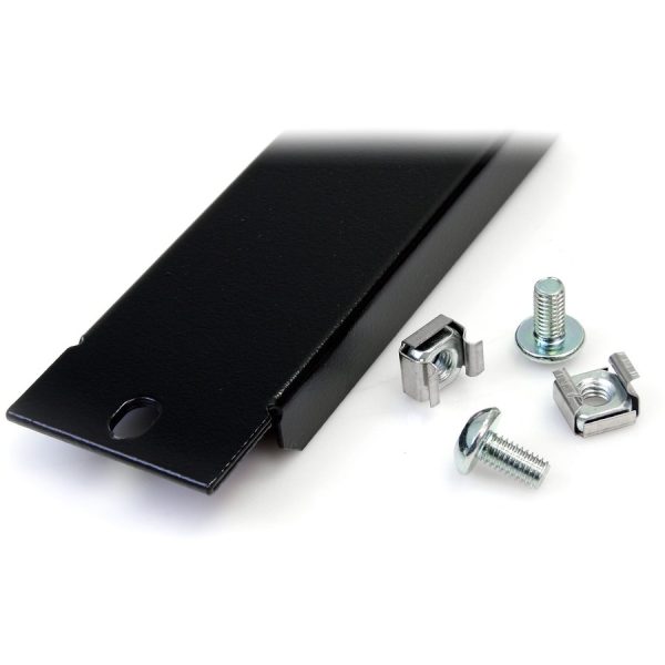 StarTech.com Blanking Panel â€" 1U â€" 19in â€" Steel â€" Black â€" Blank Rack Panel â€" Filler Panel â€" Rack Mount Panel â€" Rack Blanks - Image 2