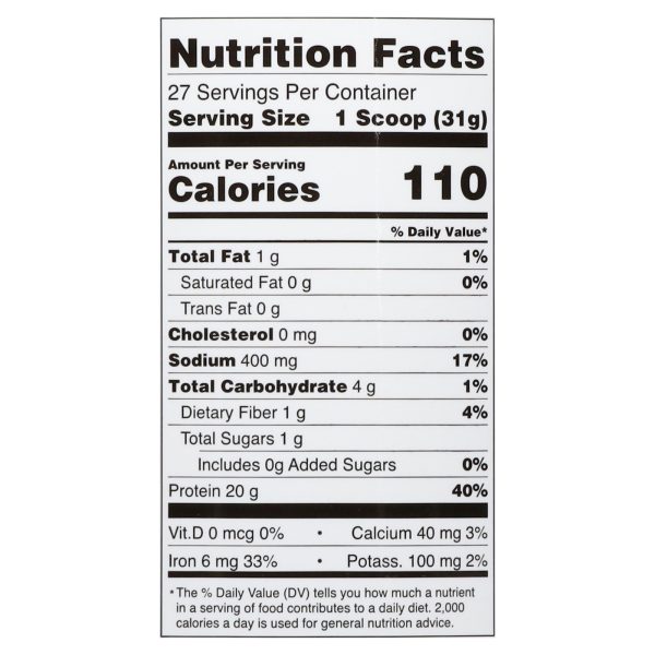 Pescience - Protn Pwdr Vegan Pbtr - EA of 1-1.84 LB - Image 3