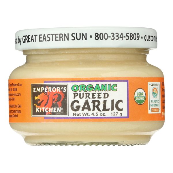 Emperor's Kitchen Organic Garlic - Pureed - Case of 12 - 4.5 oz. - Image 2