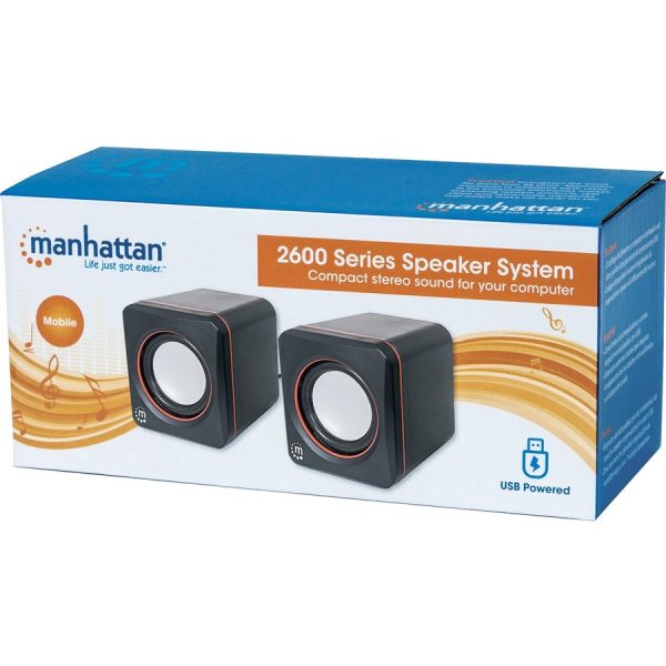 Manhattan Speaker System - 6 W RMS - Black - Image 2