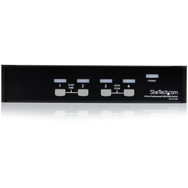 StarTech.com StarView SV431USB - KVM switch - USB - 4 ports - 1 local user - USB - 1U - Image 2
