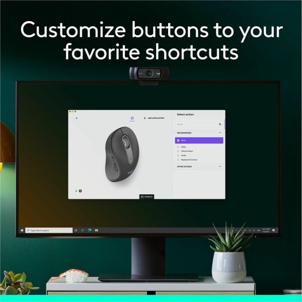Logitech Signature M650 L Full Size Wireless Mouse - For Large Sized Hands, 2-Year Battery, Silent Clicks, Graphite - Image 5