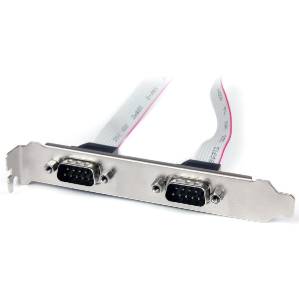 StarTech.com 2 Port 16in DB9 Serial Port Bracket to 10 Pin Header - Image 2