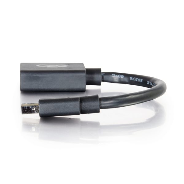 C2G Mini DisplayPort to DisplayPort Adapter - 6in Mini DP t DVI Converter - Image 2